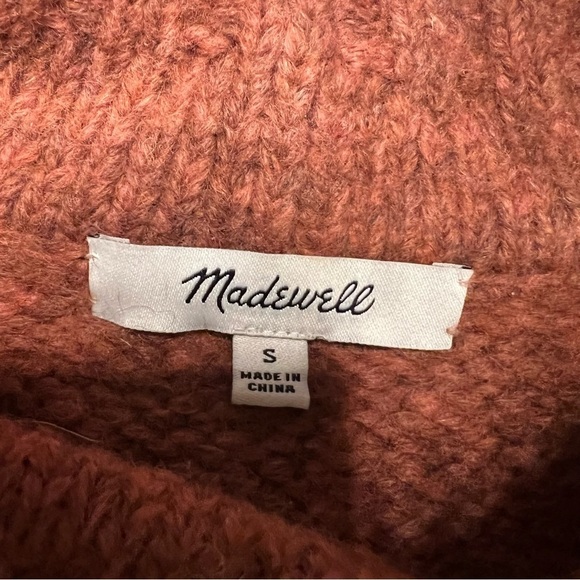 MADEWELL Bobble Chestnuts Roasting Crew Neck Heather Tulip/Rustic Size Small - Picture 5 of 6